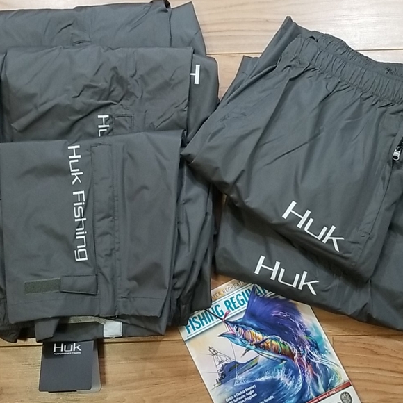 XL or XXL Huk Packable Waterproof Pants - Picture 3 of 9